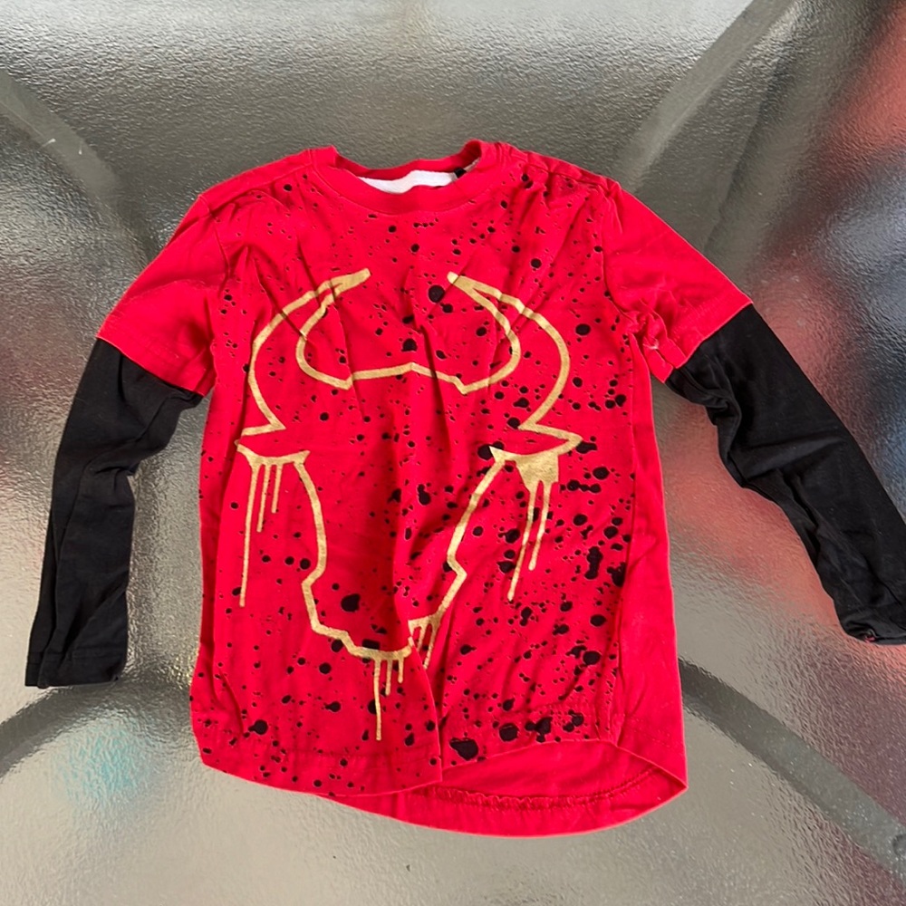 Red and black long sleeve